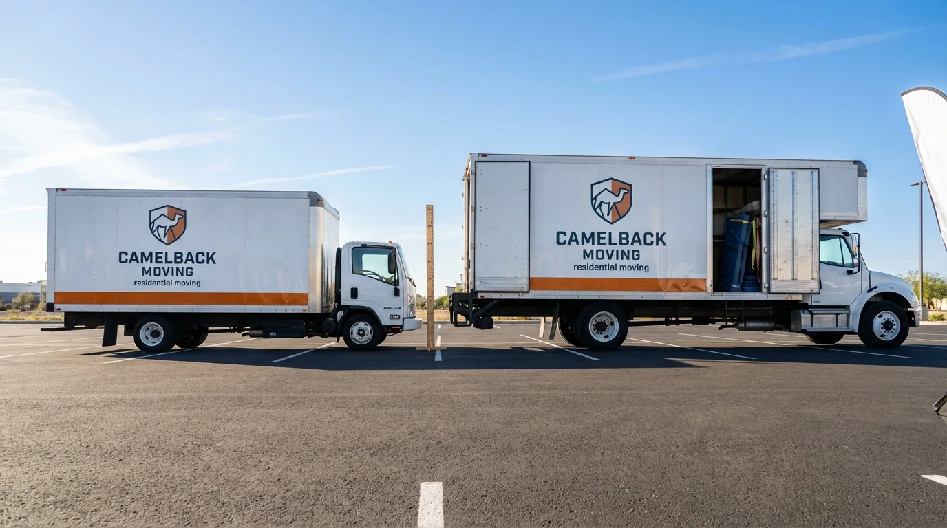 Moving truck size capacity guide in Sale Creek